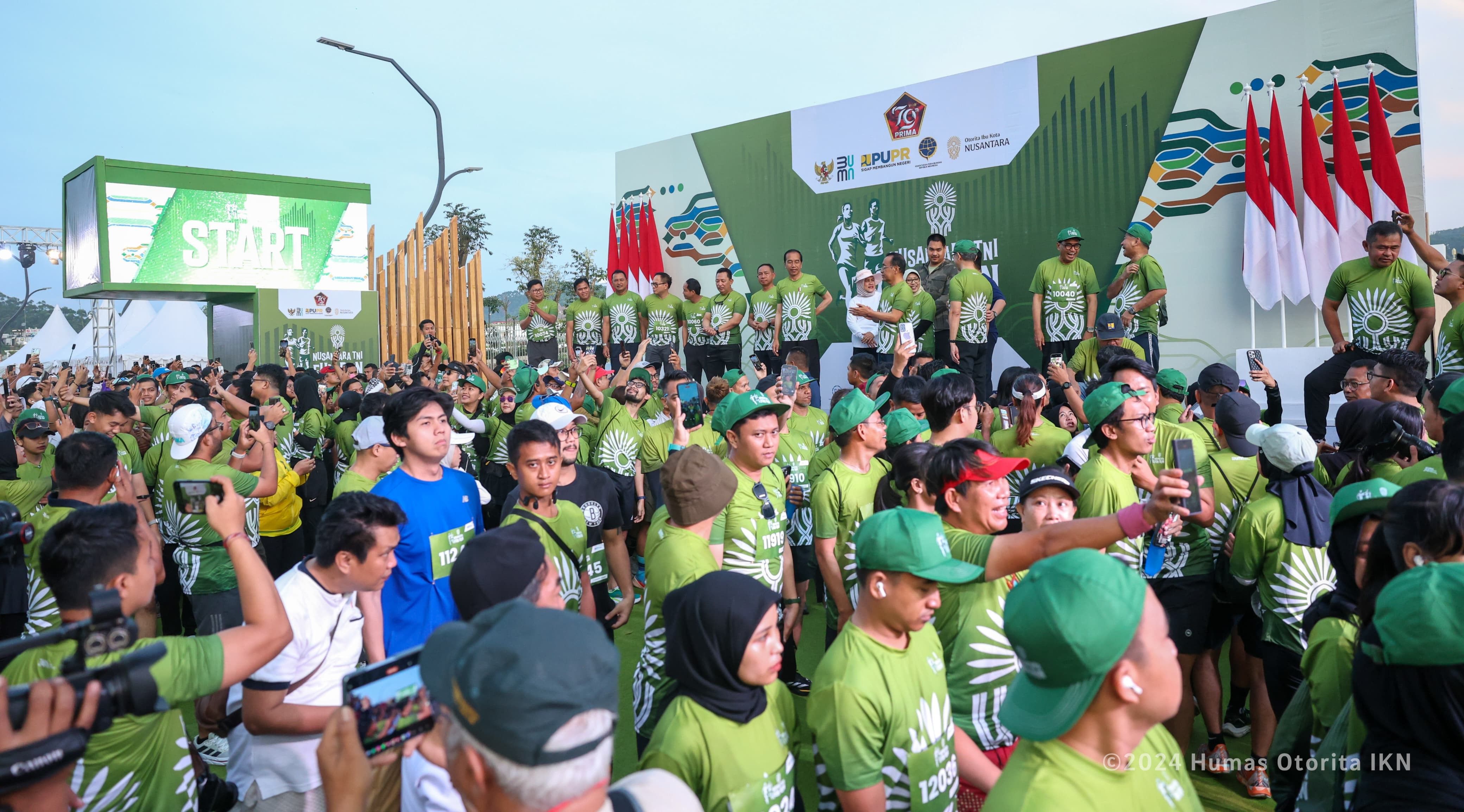 Nusantara TNI Fun Run 2024 Diikuti Ribuan Peserta