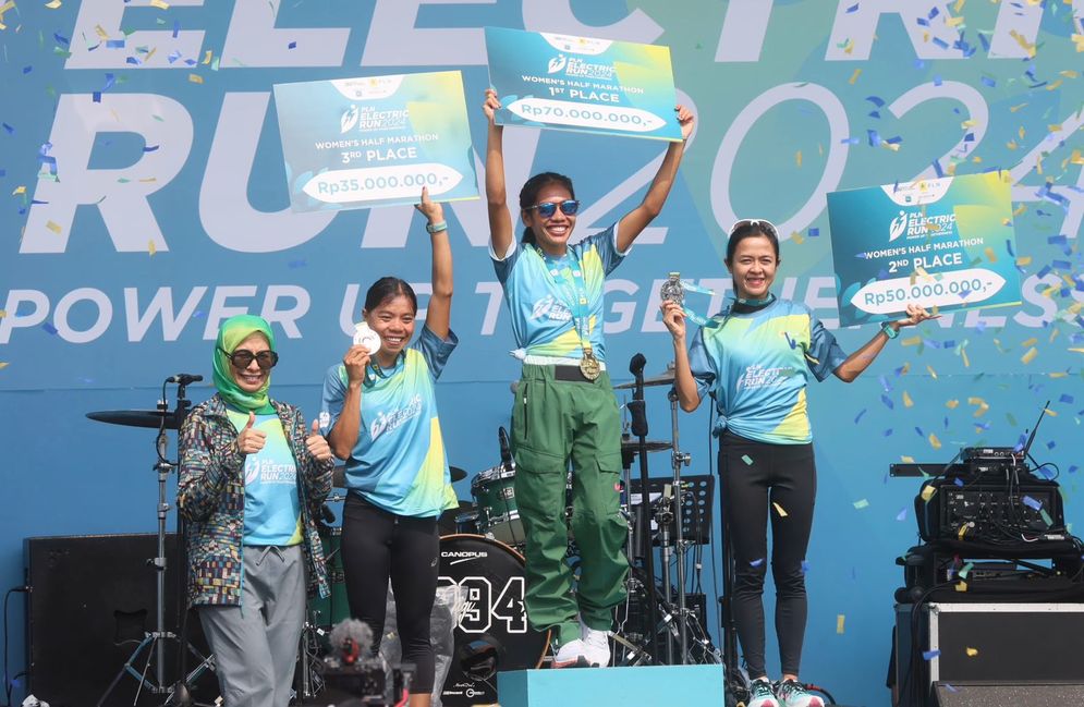 Sukses Gelaran PLN Electric Run 2024, Simak ini Apresiasi Para Juara