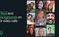Fitur baru, filter dan background di video call WhatsApp.