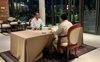 Jokowi dan Prabowo makan malam bersama, Selasa, 8 Oktober 2024.