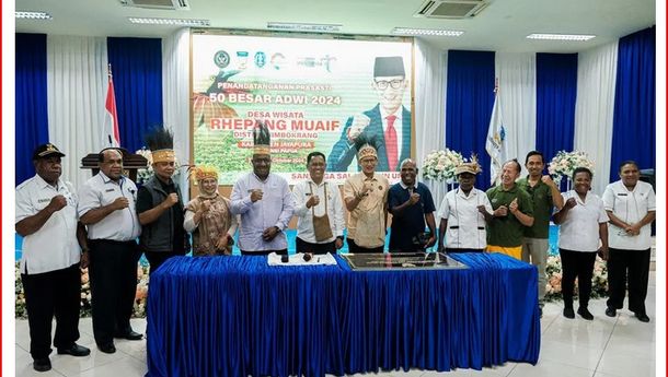 Menparekraf Resmikan Desa Wisata Rhepang Muaif Masuk 50 Besar ADWI 2024