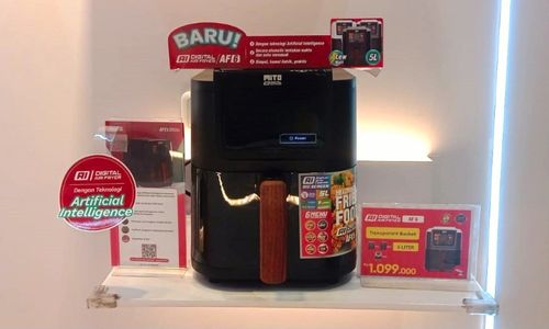  AI Fryer Series berteknologi AI dari MITO Electronic memungkinkan pengguna menggoreng makanan tanpa minyak