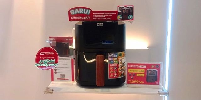  AI Fryer Series berteknologi AI dari MITO Electronic memungkinkan pengguna menggoreng makanan tanpa minyak