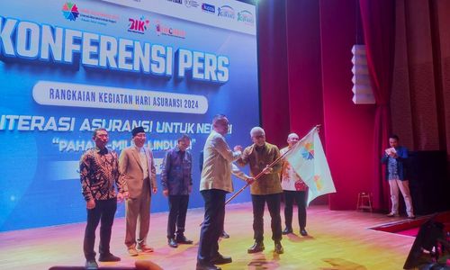 Konferensi pers perayaan Hari Asuransi ke-18 Tahun 2024 di Jakarta, Jumat, 18 Oktober 2024.