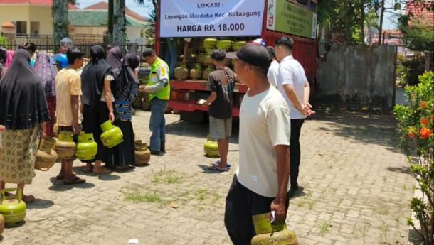 Pastikan Kesediaan LPG 3 Kg, Pertamina Kembali Gelar Operasi Pasar di Tanggamus