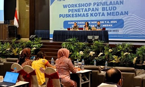 Workshop penilaian penetapan BLUD Puskesmas di Kota Medan