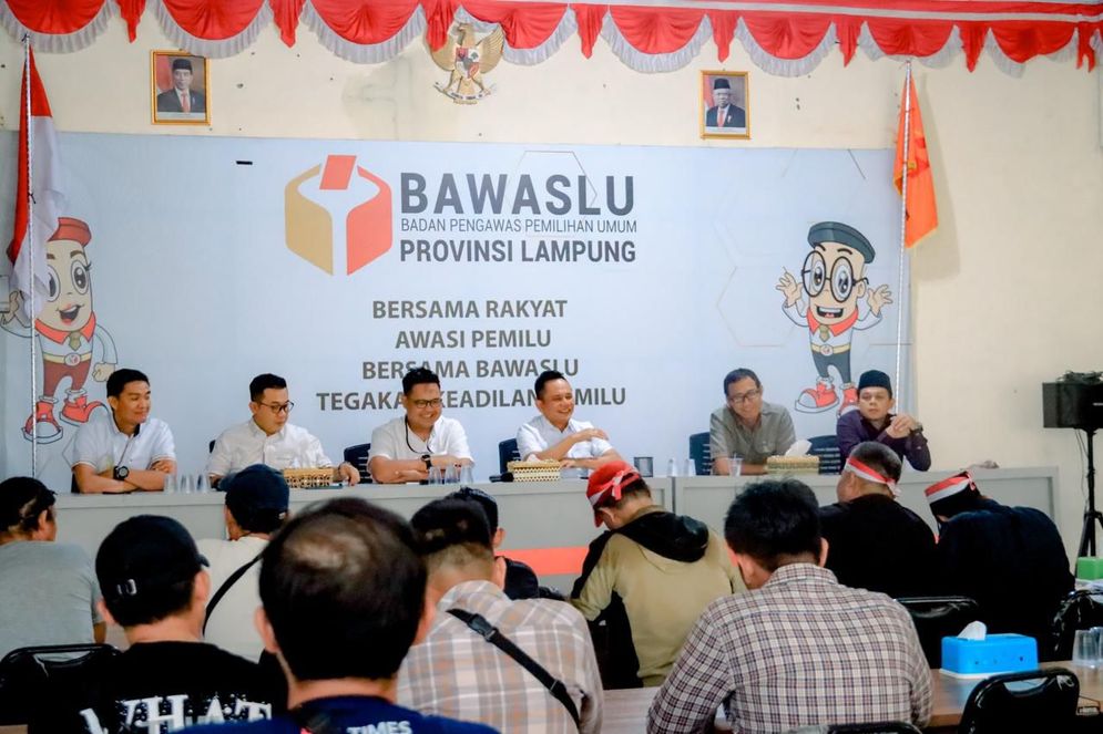 Bawaslu Lampung Rilis Hasil Pengawasan Kampanye Pemilu 2024