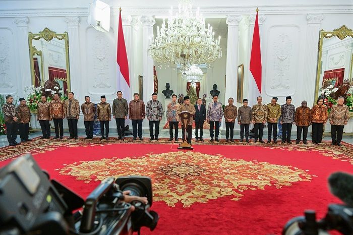 Presiden Prabowo Subianto Umumkan Kabinet Merah Putih Periode 2024-2029.