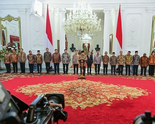 Presiden Prabowo Subianto Umumkan Kabinet Merah Putih Periode 2024-2029.