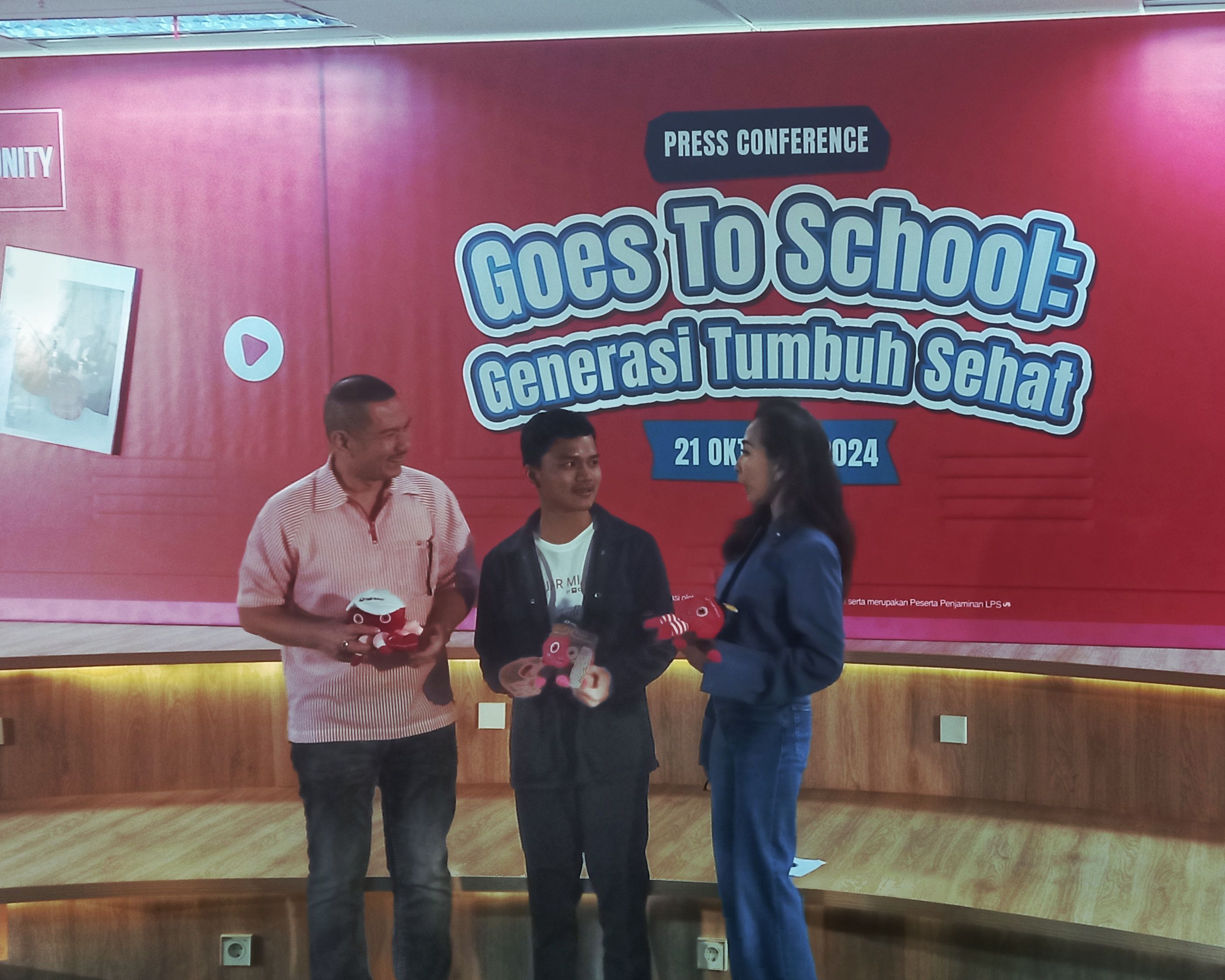 Konferensi pers Kejar Mimpi Goes to School CIMB Niaga di Jakarta, Senin, 21 Oktober 2024.