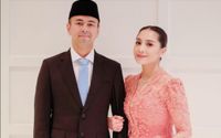 Raffi Ahmad dan Nagita Slavina saat akan berangkat ke Istana Negara