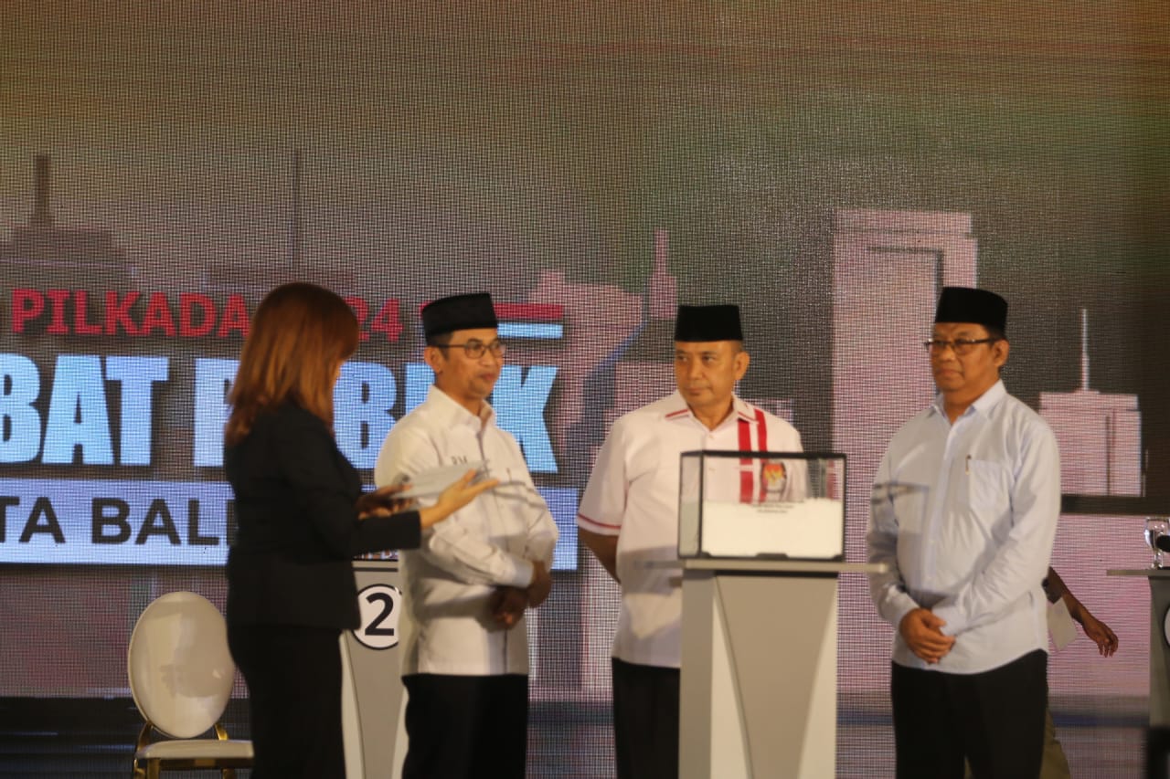 Debat Publik Pertama Pilwali Balikpapan: Ini Visi Misi Ketiga Paslon 