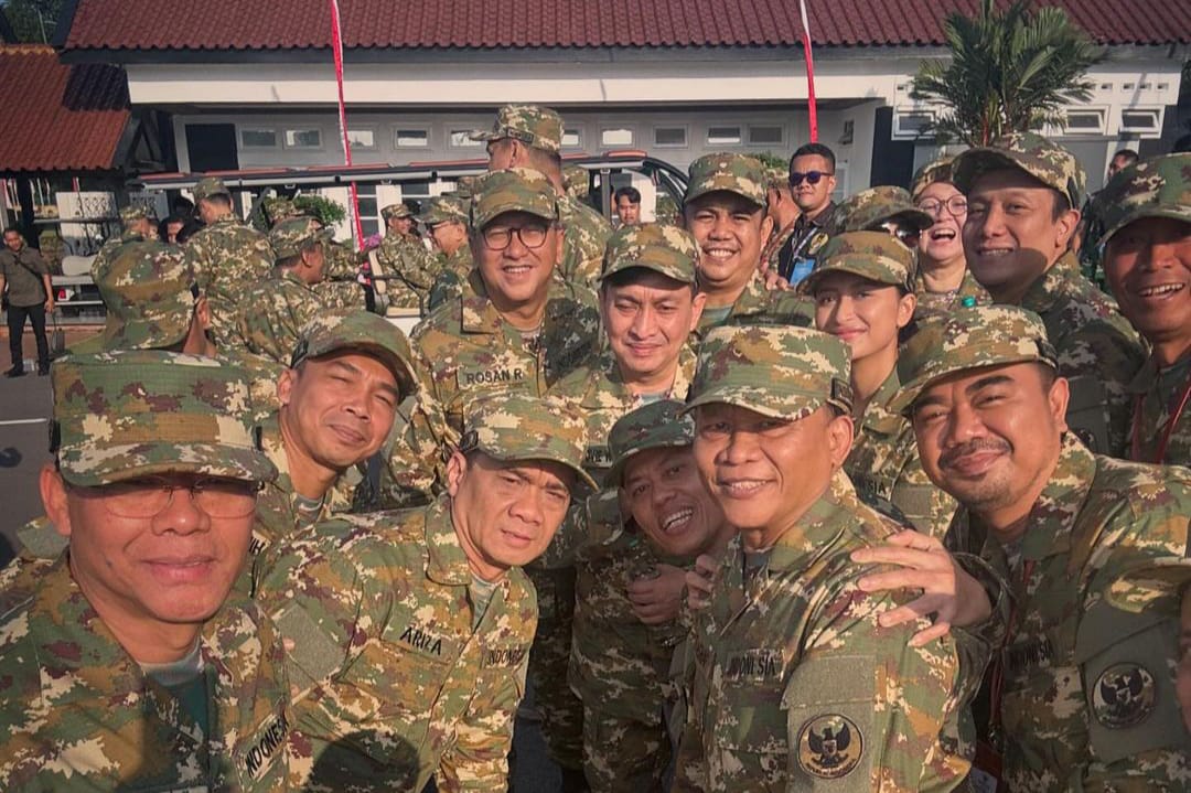 Para Menteri Kabinet Merah Putih Berfoto di Akademi Militer Magelang