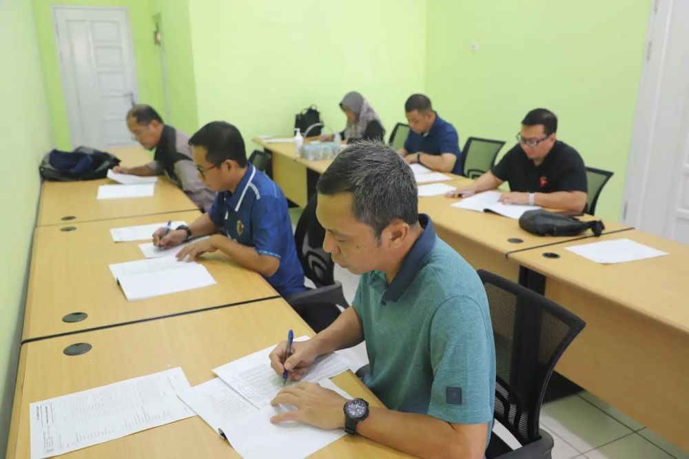 Puluhan Pejabat Tinggi Pratama Pemprov Kaltim menjalani pemeriksaan kesehatan di Rumah Sakit Jiwa Daerah (RSJD) Atma Husada Mahakam.  