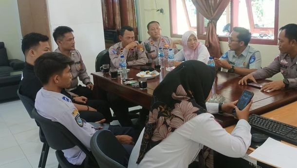 Jasa Raharja Inisiasi Rapat Forum Komunikasi Lalu Lintas si Pesisir Barat