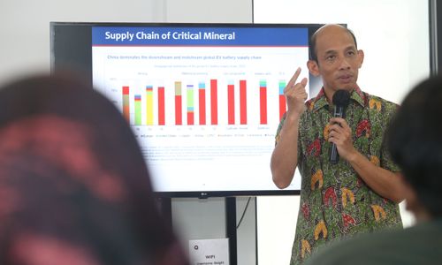 Arcandra Tahar di acara Qsight, “Outlook Energi 2025 dan Kemandirian Energi Indonesia” yang berlangsung di Q Space Jakarta, Rabu, 30 Oktober 2024.