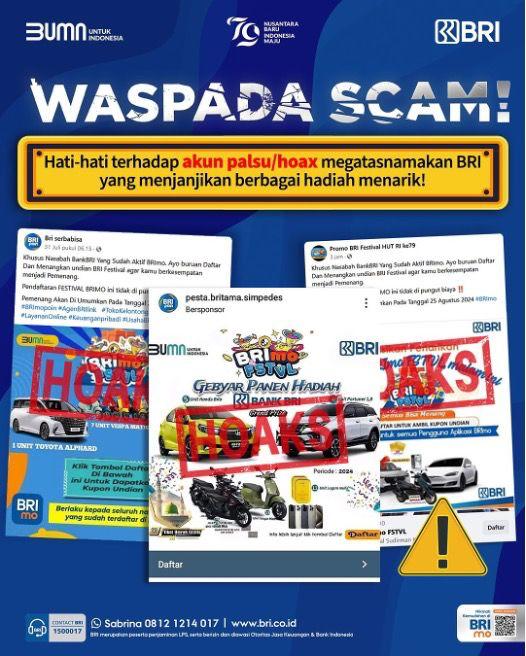 Takut Tertipu? Ini Cara Jitu Bedakan BRImo FSTVL Asli