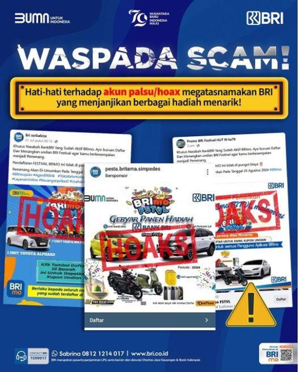 Jangan Tertipu! Begini Cara Bedakan BRImo FSTVL Asli dan Palsu