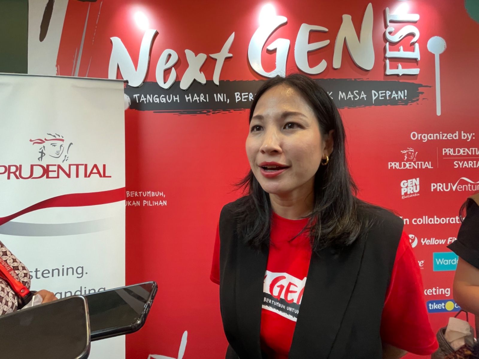 Karin Zulkarnaen, Chief Customer & Marketing Prudential Indonesia.