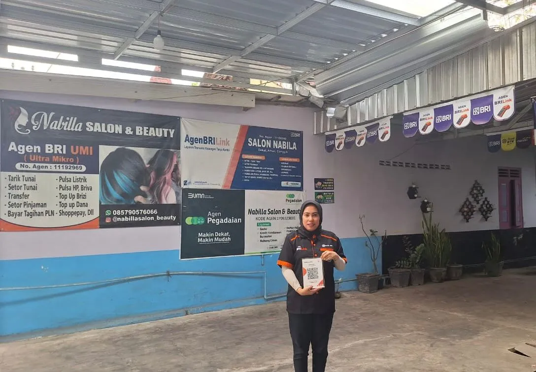 BRI dan AgenBRILink Buat Usaha Salon di Kediri Makin Berjaya