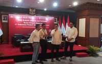 Konferensi pers Pre-event Media Gathering Bulan Fintech Nasional (BFN) dan Indonesia Fintech Summit and Expo (IFSE) 2024, Senin, 4 November 2024.