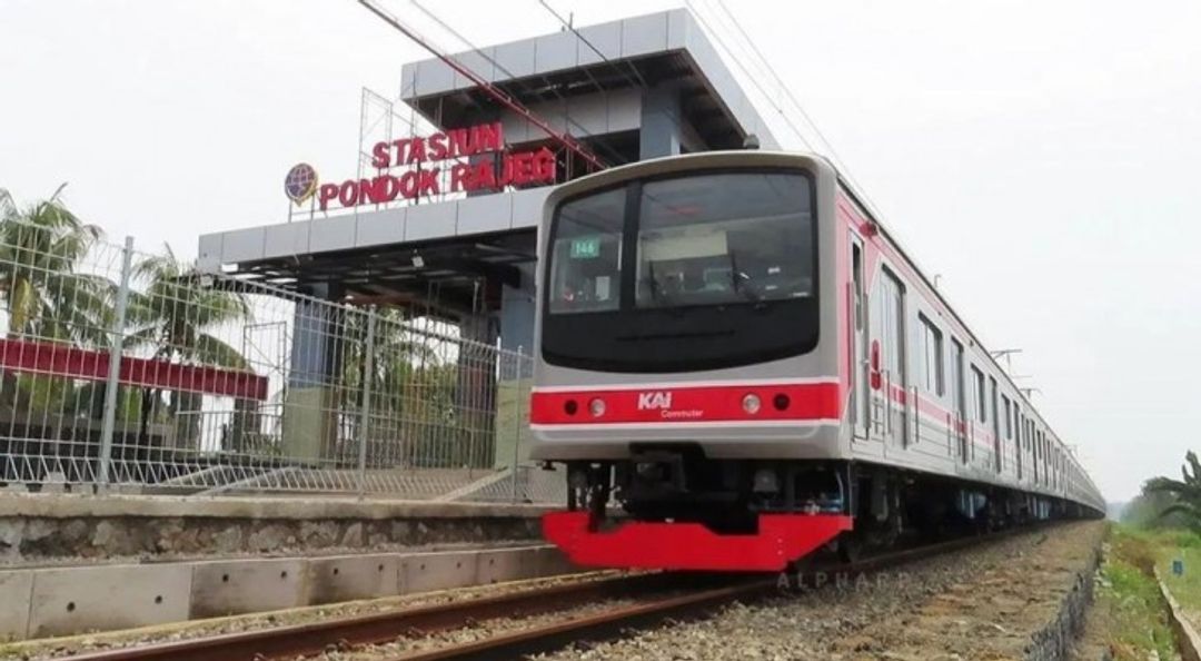 Stasiun Pondok Rajeg.