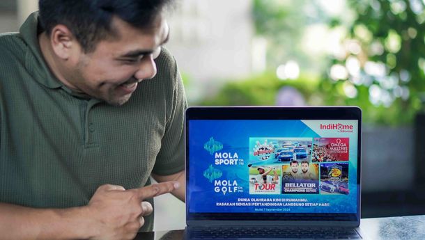  Telkomsel Hadirkan Channel Mola Golf dan Mola Sport di IndiHome TV