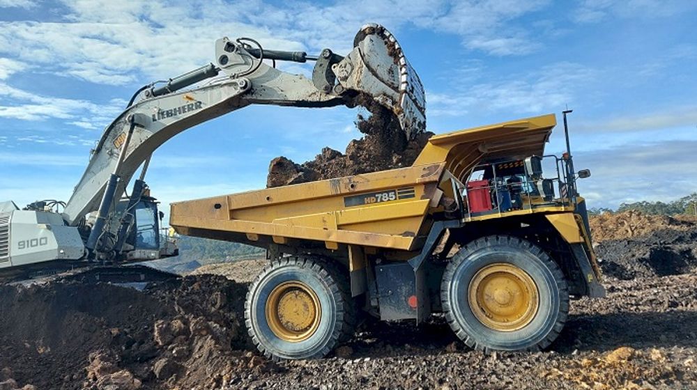 Ilustrasi pertambangan PT Adaro Minerals Indonesia Tbk.