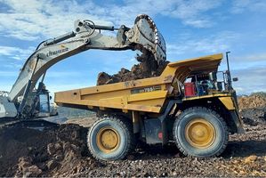 Ilustrasi pertambangan PT Adaro Minerals Indonesia Tbk.