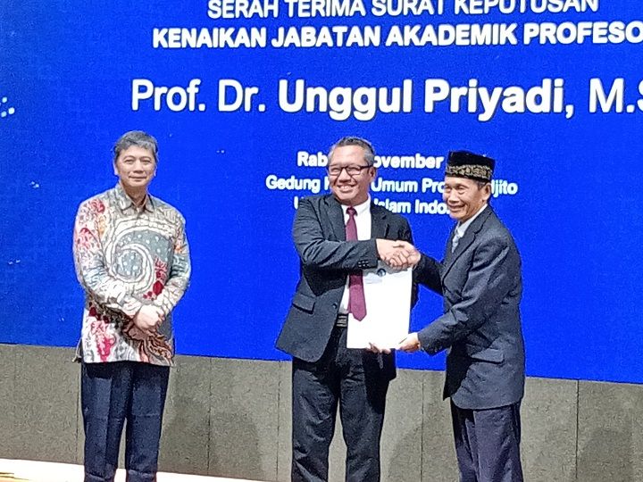 Unggul Priyadi, Profesor ke-49 di UII Yogyakarta