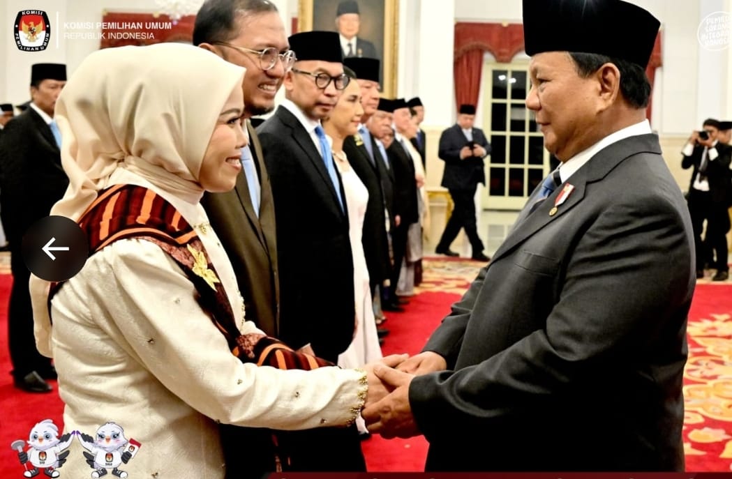 Meski bukan sebagai menteri, wakil menteri atau staf khusus, Iffa Rosita mendapat ucapan selamat Presiden Prabowo.
