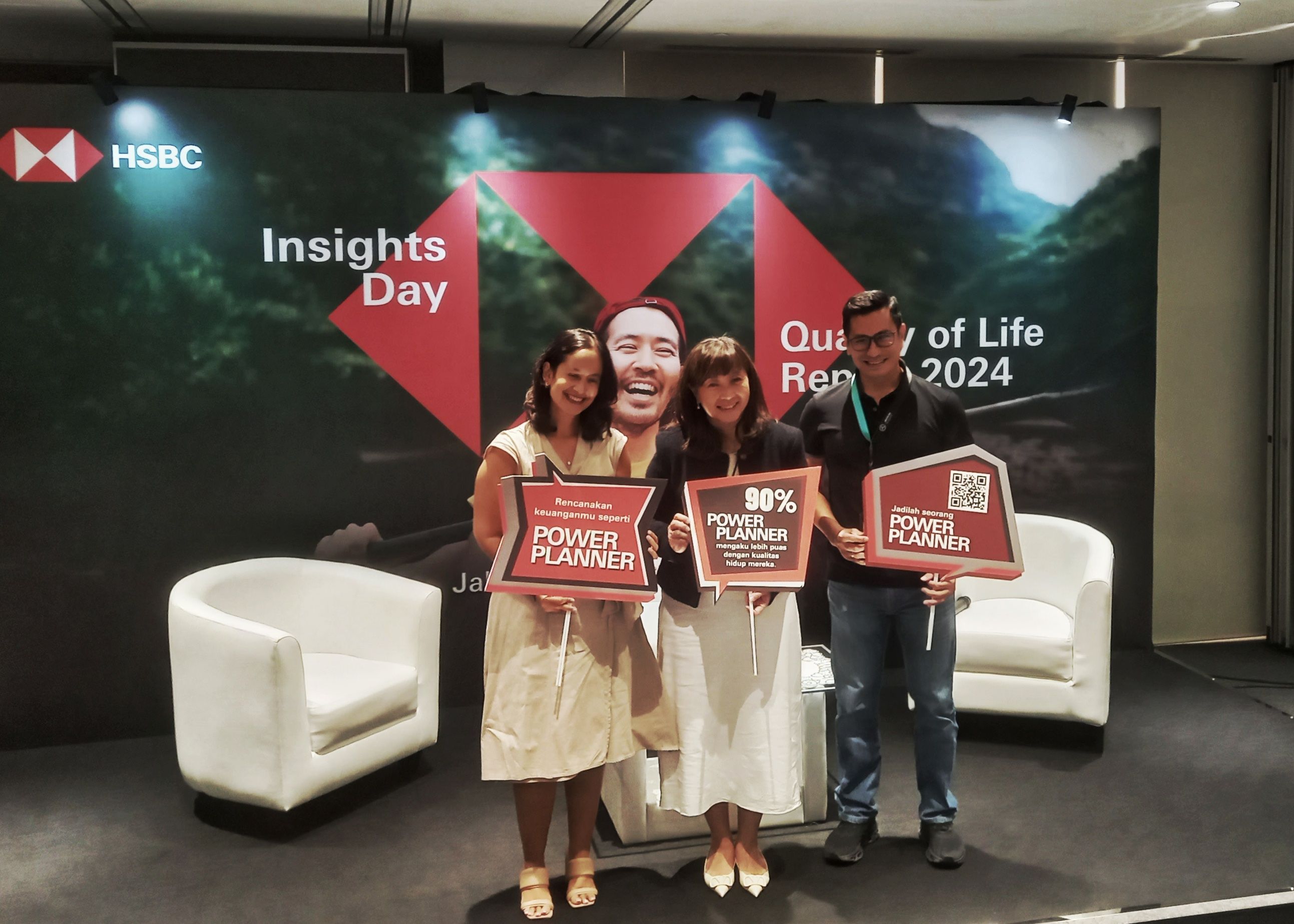 Acara diskusi Insight Day: HSBC Quality of Life 2024 di Jakarta, Kamis, 7 November 2024.