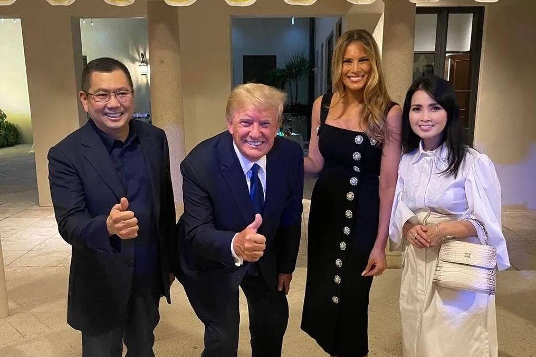 Harry Tanoe bertemu dengan Donald Trump. 