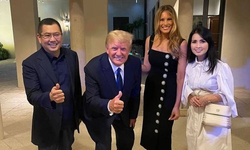 Harry Tanoe bertemu dengan Donald Trump. 