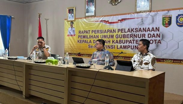 Satpol PP, KPU, Bawaslu Lampung Perkuat Sinergi Hadapi Pilkada Serentak 2024