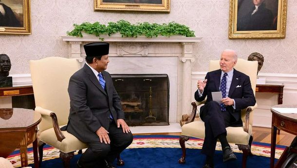 Presiden RI Prabowo Subianto Lakukan Pertemuan Bilateral dengan Presiden AS Joe Biden