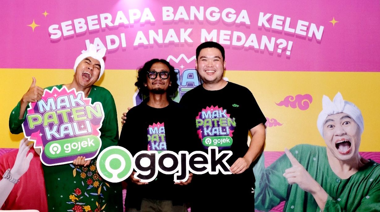 Gojek meluncurkan ‘Mak Paten Kali’ dengan menunjuk Arif Muhammad alias Mak Beti dan Koko Kuliner yang merupakan putra daerah menjadi brand ambassador