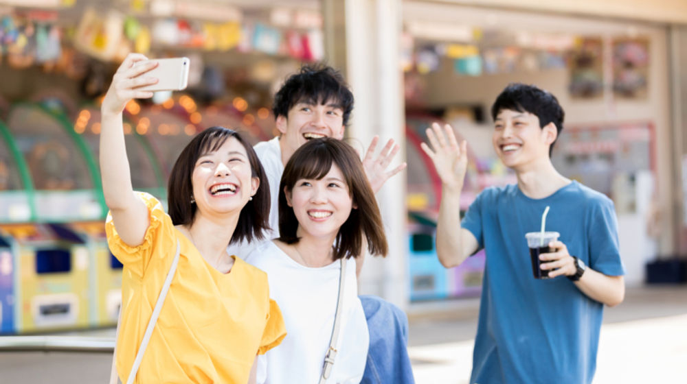 Ilustrasi anak muda Jepang.