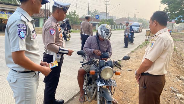 Jasa Raharja Bersama Mitra Laksanakan Operasi Gabungan Upaya Tingkatka  Tertib Berlalu Lintas