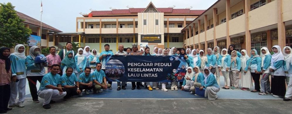 Jasa Raharja menggelar kegiatan "Pengajar Peduli Keselamatan Lalu Lintas" di SMAN 10 Bandar Lampung