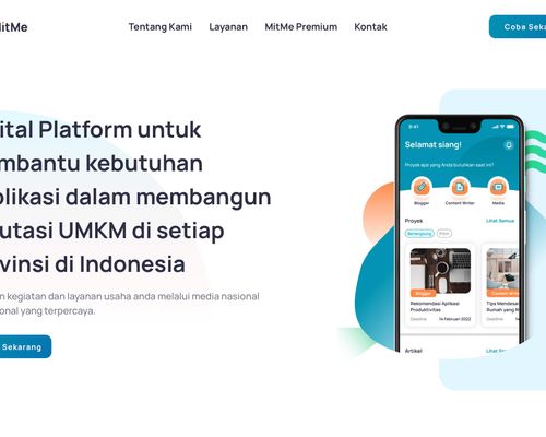 Aplikasi Mitme.id Hadirkan Fitur Konsultasi, Permudah UMKM untuk Diskusi Usaha 