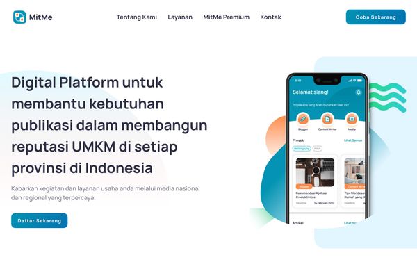 Aplikasi Mitme.id Hadirkan Fitur Konsultasi, Permudah UMKM untuk Diskusi Usaha 