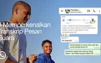 Fitur Transkrip Pesan Suara WhatsApp.