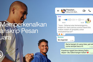 Fitur Transkrip Pesan Suara WhatsApp.
