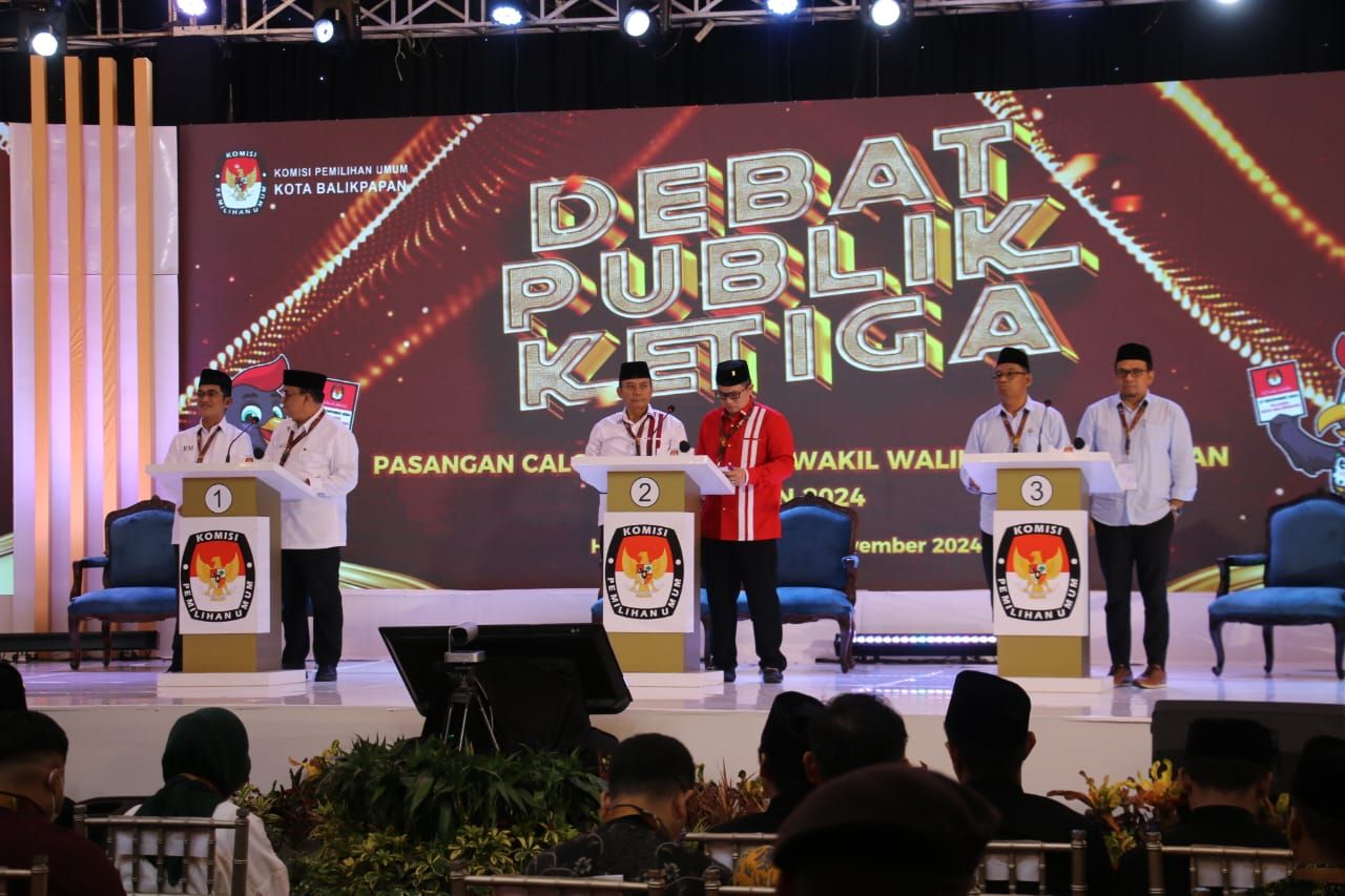 Debat Publik Ketiga Pilkada Balikpapan, Momen Puncak bagi Paslon