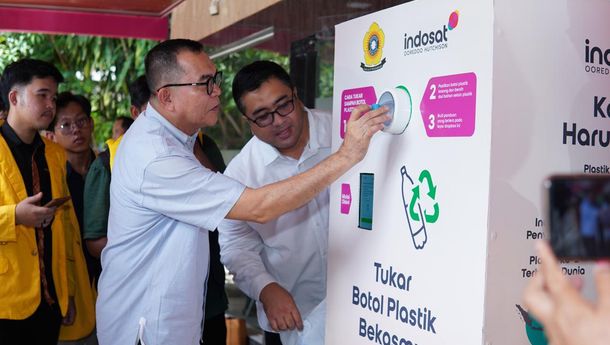 Inspiratif! Indosat Luncurkan Program CSR Sampah Jadi Pulsa