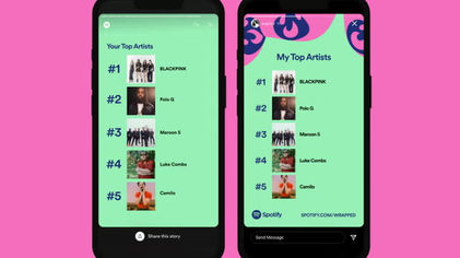 Berikut ini adalah beberapa desain Spotify Wrapped tahun ini, rangkuman statistik tahunan dari layanan streaming musik.