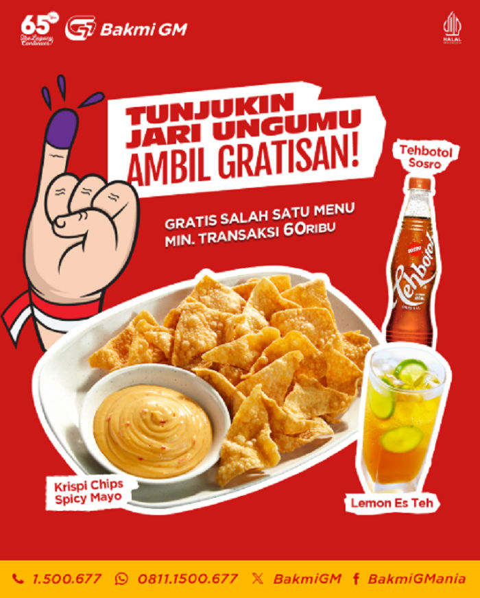 Promo BAKMI GM spesial Pilkada 2024.