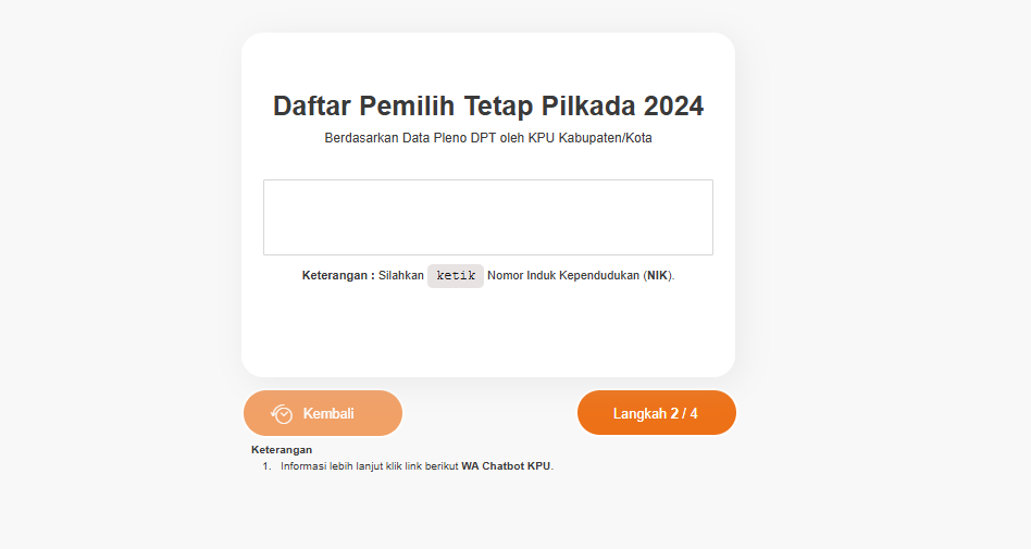 Cara Cek DPT Online.