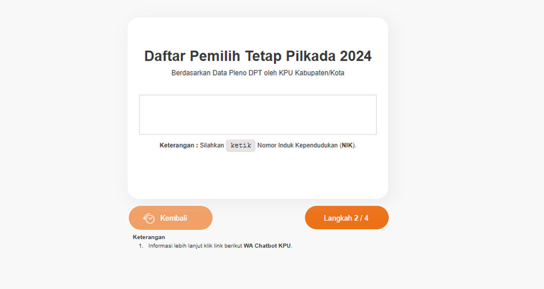 Cara Cek DPT Online.